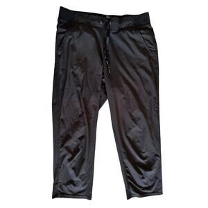 Champion Black Drawstring Capris, Women's Size M